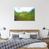 Wand van tranen, Mount Waialeale, Kauai, Hawaii Canvas Afdruk (Insitu (Slaapkamer))