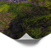 Wand van tranen, Mount Waialeale, Kauai, Hawaii Poster (Hoek)