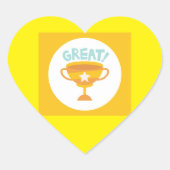 Wandaccenten & Behandelingen > Wandstickers & Stic Hart Sticker (Voorkant)