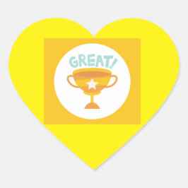 Wandaccenten & Behandelingen > Wandstickers & Stic Hart Sticker