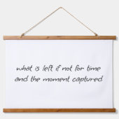 Wandafdekking links hout hangend wandkleed (Voorkant)