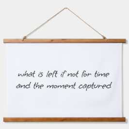 Wandafdekking links hout hangend wandkleed