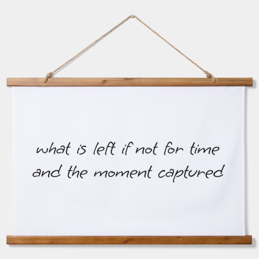 Wandafdekking links hout hangend wandkleed (Voorkant)