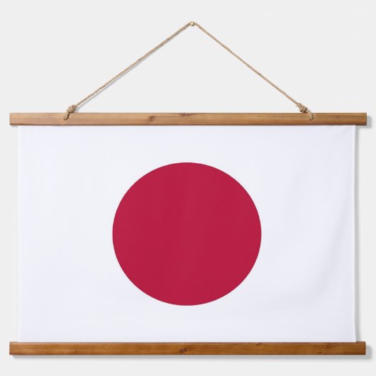 Wandafdekking met Japanse vlag Hangend Wandkleed (Voorkant)
