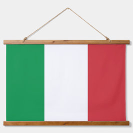 Wandafdekking met vlag van Italië Hangend Wandkleed