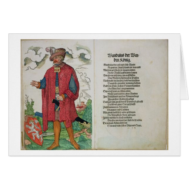 Wandalus, koning van de 'Wenden', uit 'The Origin  (Voorkant Horizontaal)