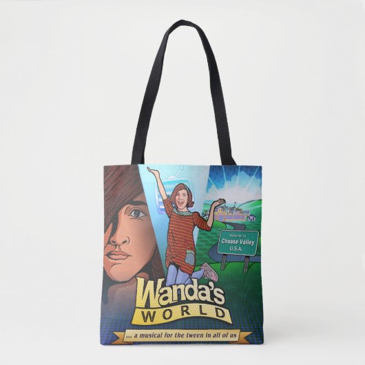Wanda's WereldCanvas tas (Voorkant)