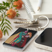 WANDAVISIE Acrylische Sleutelhanger, rechthoek  Sleutelhanger (Voorkant Rechts)