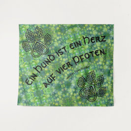 Wandbehang Celtic mit Spruch Wandkleed