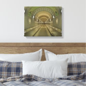 Wandbild Hamburg alter Elbtunnel Canvas Afdruk (Insitu (Slaapkamer))