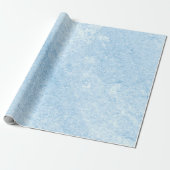 Wandblauw design,  structuur cadeaupapier (Uitgerold)