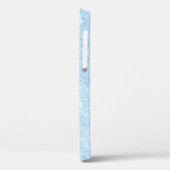Wandblauw design,  structuur Case-Mate iPhone case (Achterkant / Links)