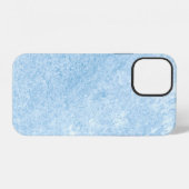 Wandblauw design, structuur iPhone hoesje (Achterkant horizontaal)