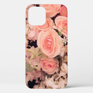 Wandbloemen retro textuur - filter met  effect Case-Mate iPhone case