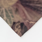 Wandbloemen retro textuur - filter met  effect fleece deken (Hoek)