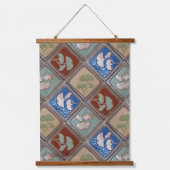 Wandbouw, Gingko-bladeren Hangend Wandkleed (Voorkant)