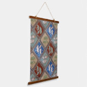 Wandbouw, Gingko-bladeren Hangend Wandkleed (Gebogen)