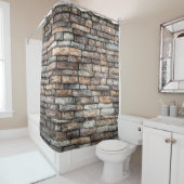 Wandbouwmuur Douchegordijn (In situ)