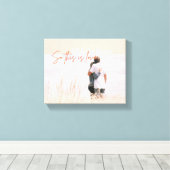 wandcanvas canvas afdruk (Insitu (Houten vloer))