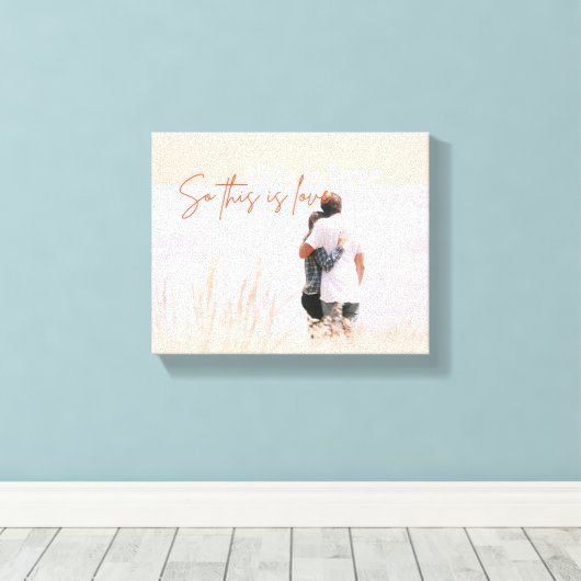 wandcanvas canvas afdruk (Insitu (Houten vloer))