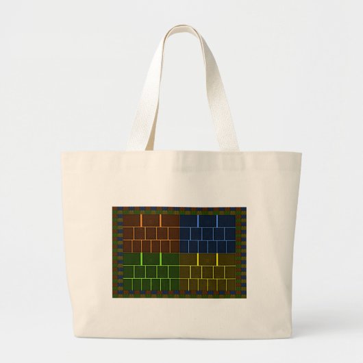 wandcanvas grote tote bag (Voorkant)