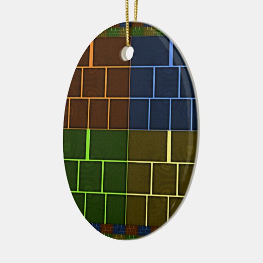 wandcanvas keramisch ornament (Links)