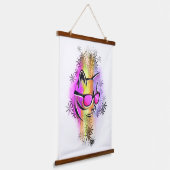 Wanddecoratie Kleurenbrillen Hangend Wandkleed (Gebogen)