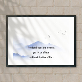 Wanddecoratie motivatie citaat leven citaten poste poster