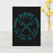 WANDEL CITAT FOUTIE Wandelaar Wandelaars Kaart (Gele Bloem)