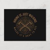 WANDEL CITATAT Funge Wandelende Wandelaars Briefkaart (Voorkant)