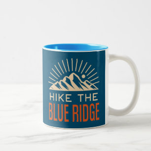 Wandel de Blue Ridge Mountains Sunburst Tweekleurige Koffiemok