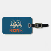 Wandel de Poconos Sunburst Bagagelabel (Voorkant horizontaal)