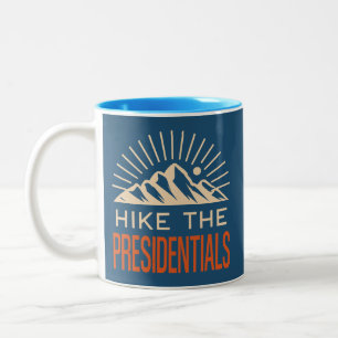 Wandel de Presidential Range New Hampshire Sunburs Tweekleurige Koffiemok
