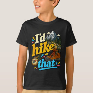 Wandel die grappige rugzakker kampeer wandeltocht t-shirt