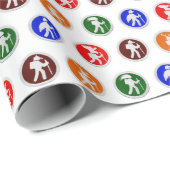 Wandel Dierenroute Markeringen Inpakpapier (Rol Hoek)