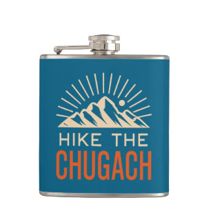 Wandel door de Chugach-bergen Sunburst Heupfles
