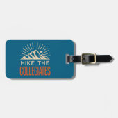 Wandel door de Collegiate Mountains Sunburst Bagagelabel (Voorkant horizontaal)