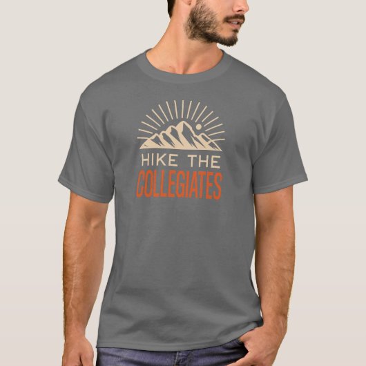 Wandel door de Collegiate Mountains Sunburst T-shirt (Voorkant)