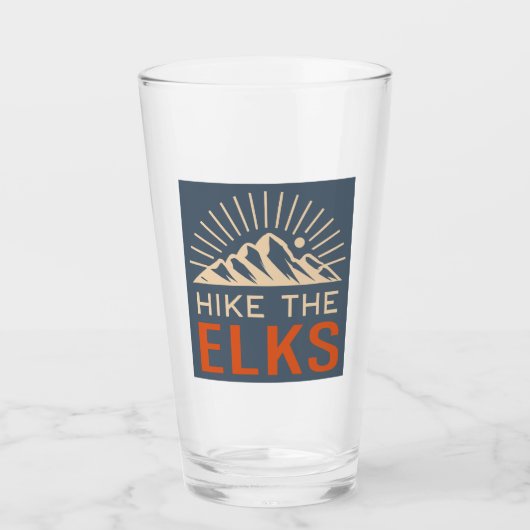 Wandel door de Elk Mountains Sunburst Glas (Voorkant)