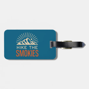 Wandel door de Smoky Mountains Sunburst Bagagelabel
