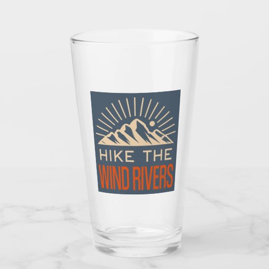 Wandel door de Wind Rivers Sunburst Glas (Voorkant)