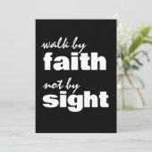 WANDEL DOOR GELOOF NIET DOOR ZIEN KAART (Staand voorkant)