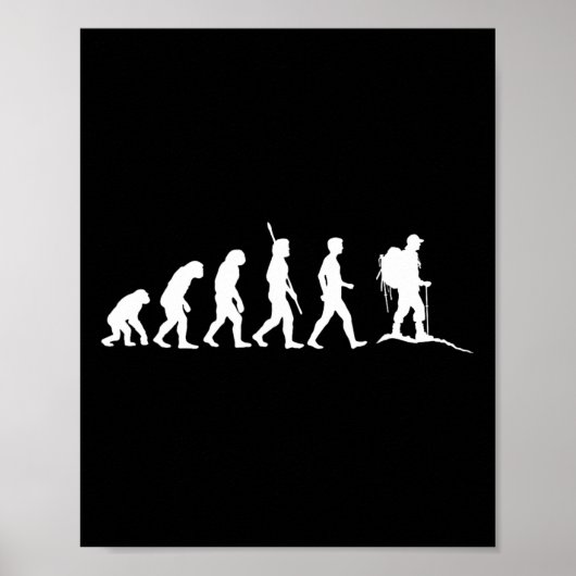 Wandel evolutie Wandel Wandel Wandel Wandelend Poster (Voorkant)