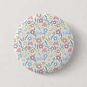 Wandel in de Tuinen Knoppen Ronde Button 5,7 Cm (Voorkant)