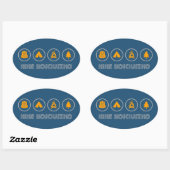 Wandel Kosciuszko Nationaal Park Ovale Sticker (Vel)