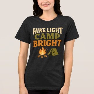 WANDEL LICHT, KAMP HELDER ULTRALICHT RUGZAKKEN  Tri-Blend SHIRT