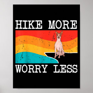 Wandel meer, maak je minder zorgen Amerikaanse naa Poster