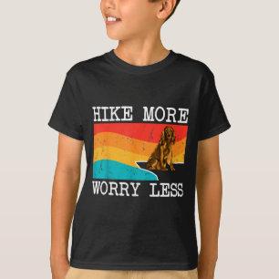 Wandel meer, maak je minder zorgen cocker spaniel t-shirt