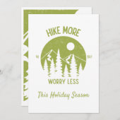 Wandel Meer Maak Je Minder Zorgen Dit Seizoen  Feestdagenkaart (Voorkant / Achterkant)