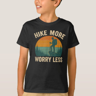 Wandel meer, maak je minder zorgen, grappige wande t-shirt